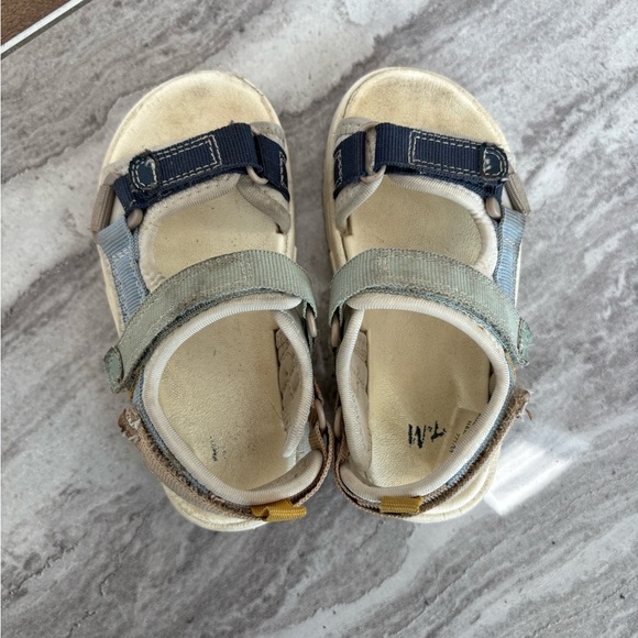 H&M Kids Sandals with Navy and Light Blue Straps - Picture 4 of 5